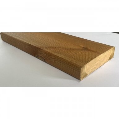 Impregnuotos pušies lygi lenta 28x120x3000